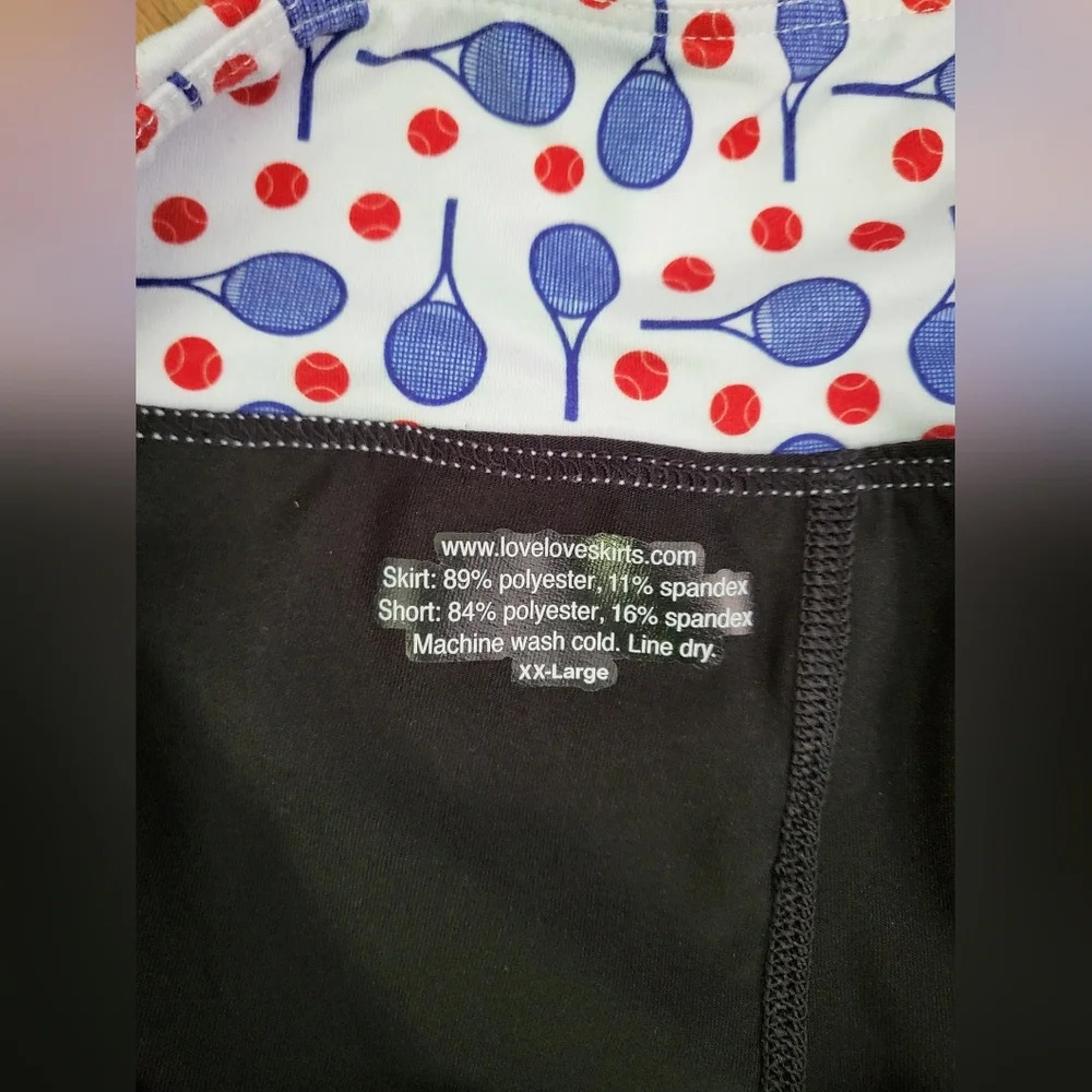 💕Tennis skort‎ Womens Size Xxl Soft Stretchy Tennis Prep - Picture 4 of 5